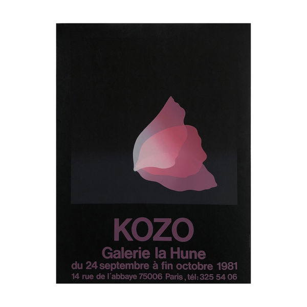 Kozo Inoue, Galerie la Hune, du 24 Septembre a fin Octobre 1981, 1981