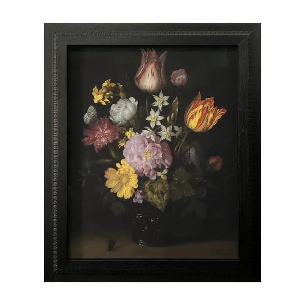 Ambrosius Bosschaert the Elder, Flowers in a Glass Vase, 1614