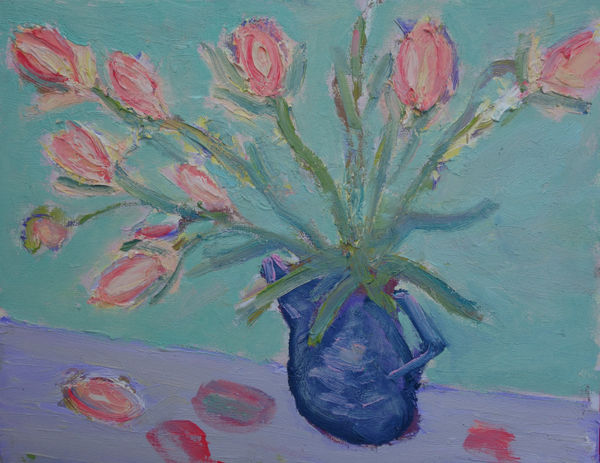 David Lloyd Griffith, Pink Salmon Tulips