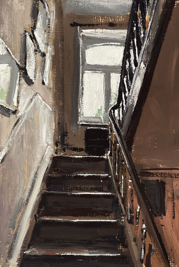 Matthew Wood, R. Neyberghlaan 144, Brussels - Staircase with Window