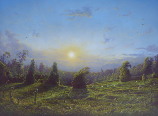 Gerald Dewsbury, Late Summer Sun in Aldon Gutter, 2025