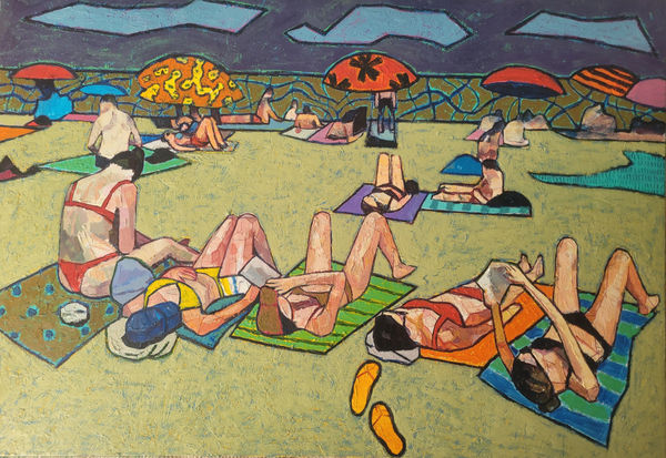 Meirion Ginsberg, Cymylau Traeth | Beach Clouds , 2024