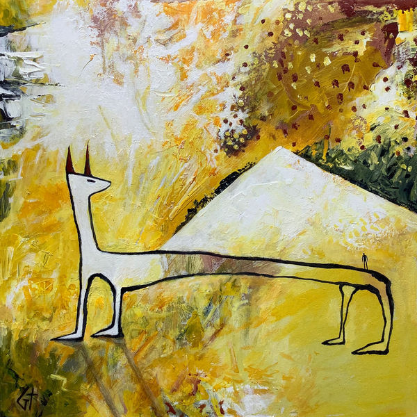 Gilly Thomas, Tiny Man and the White Volcano, 2025