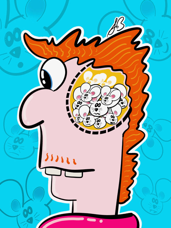 Andrew Bailie, A Head Full Of Wee Sweetie Mice, 2019