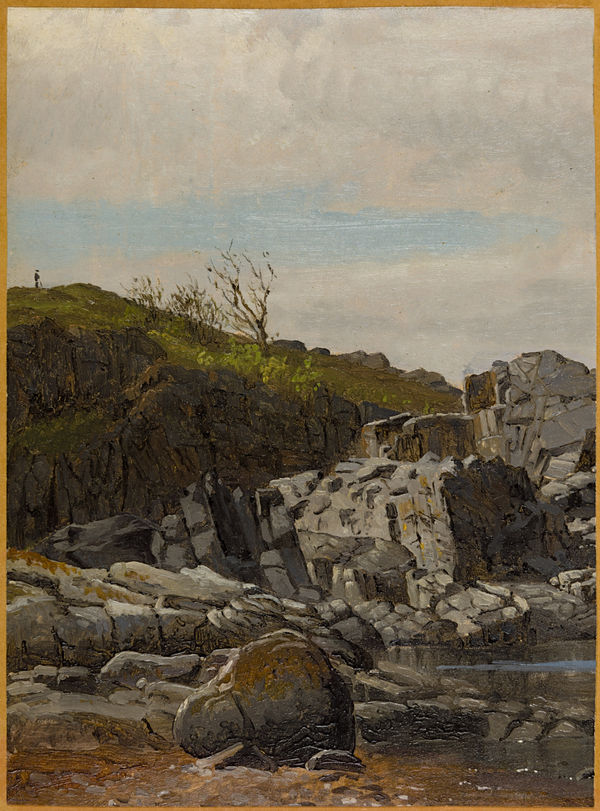 Viggo Fauerholdt, Randkløve Skår, near Gudhjem on the East Coast of Bornholm