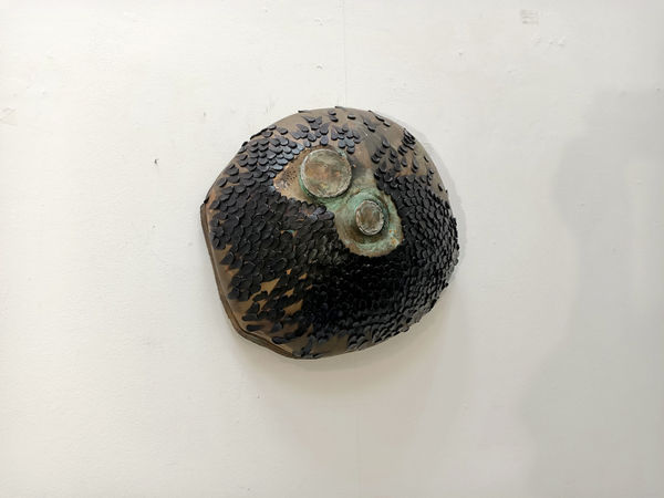 Maria Positano, Untitled (shield), from the VENUS (you were born from the scum of the waters) series