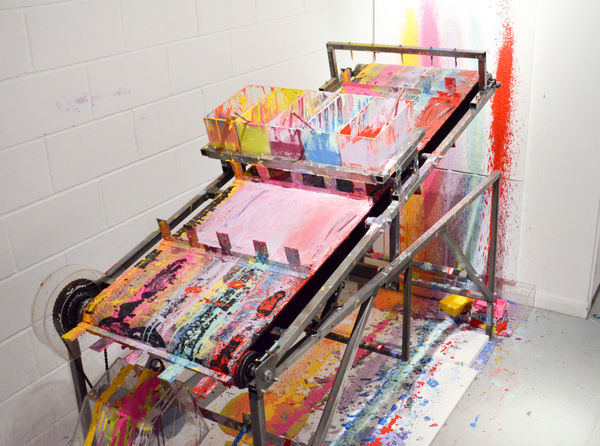 Cara Mills, Painting Machine, 2017