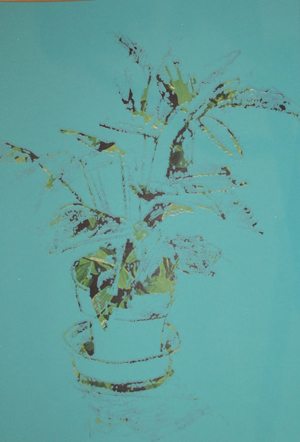 Dénes Maróti, Flower Pot - Green, 2010