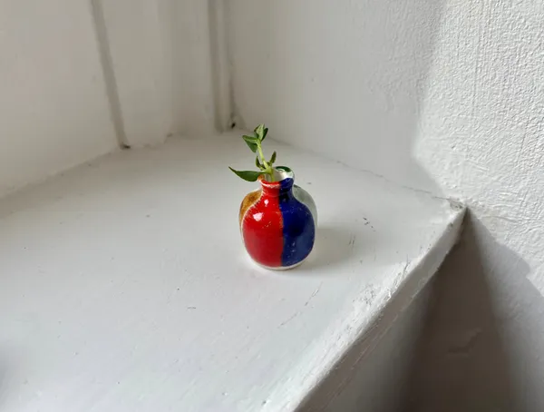 Tilly Slight, Harlequin bottle-neck vase, 2020