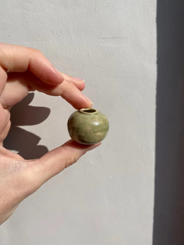 Tilly Slight, Avocado moonjar, 2021