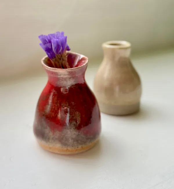 Oxblood red XI, 2020 glazed ceramic stoneware signed on the base