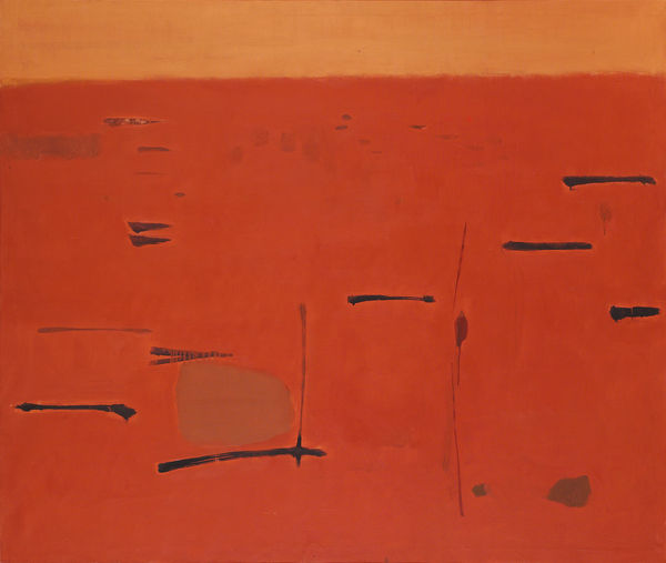 Teruko Yokoi, Herbstlandschaft, 1957