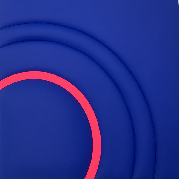 Samuele Ventanni, Introiezione Blu Circle , 2019