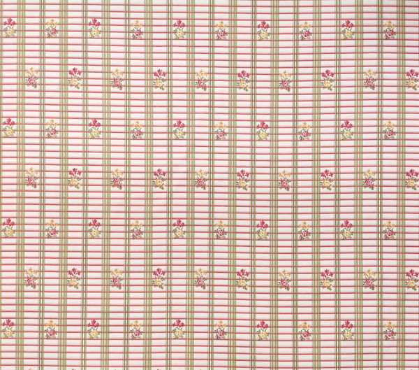 Percale Bagatelle Clair Rouge Vert