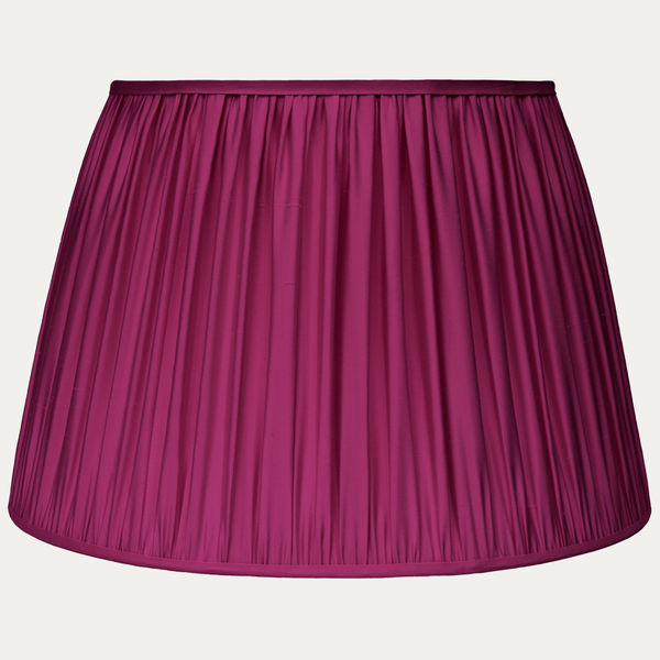 Douppion Fuschia Silk Pembroke Lampshade