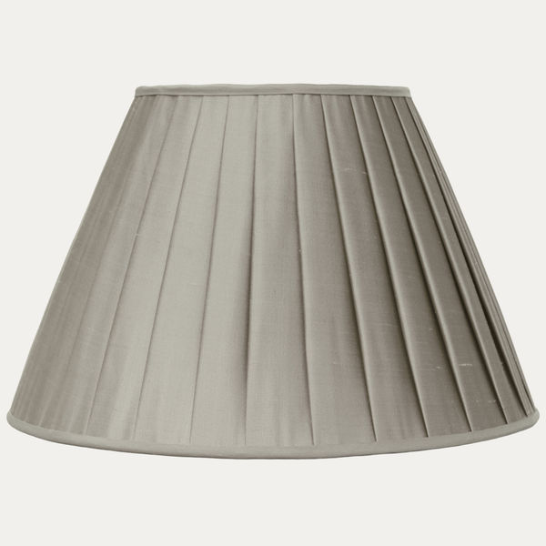 Douppion Feather Silk Box Pleated Lampshade