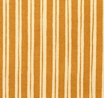 Jimjam Stripe Yellow Ochre On Beige Lining
