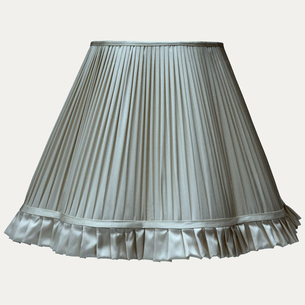 Douppion Ether Silk Scallop Lampshade
