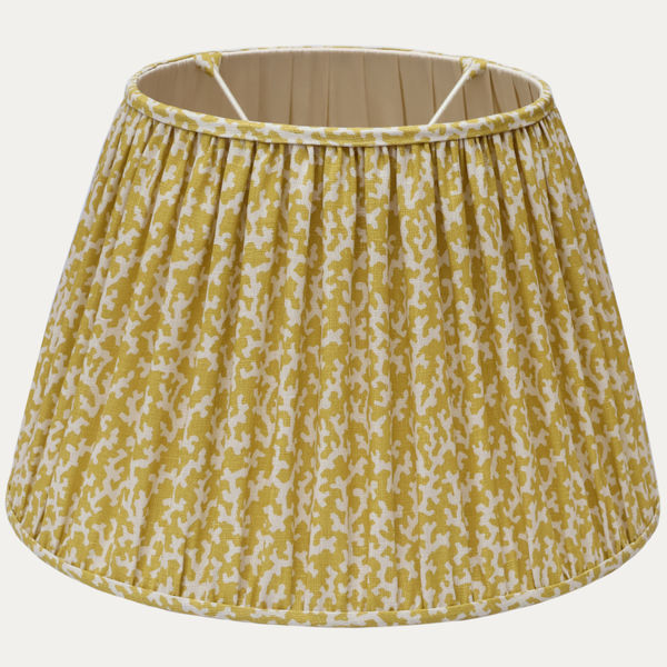 Schumacher Folly Mimosa Handsewn Gathered Lampshade
