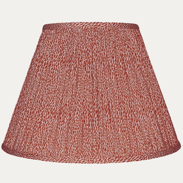 Pierre Frey Plumettes Rouge de Chine Tall Empire Lampshade