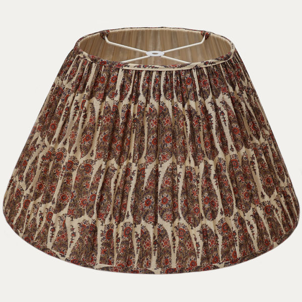 Arjumand Paisley Linen Voile Handsewn Lampshade