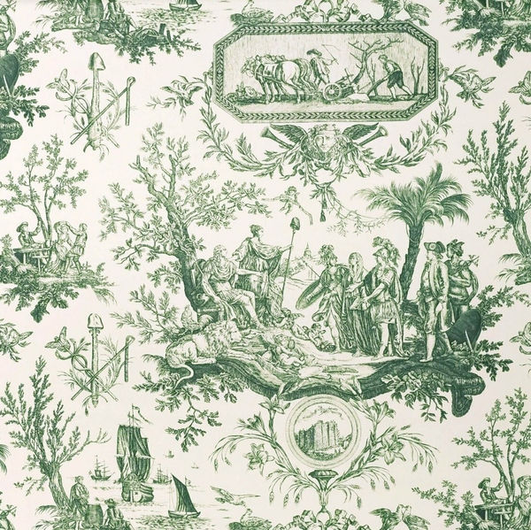 Toile La Bastille Clair Vert