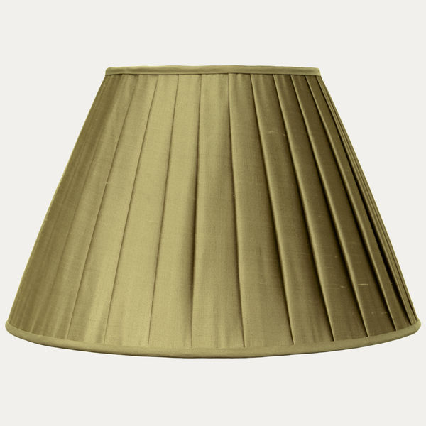 Douppion Harvest Silk Box Pleated Lampshade