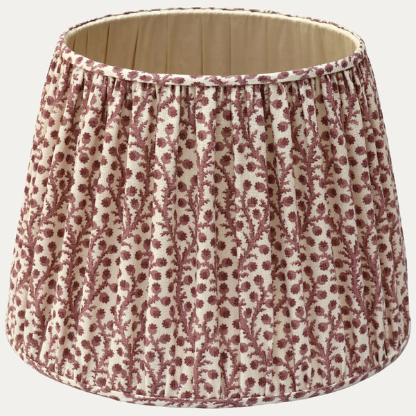Nicky Haslam Waterberry Clouded Lilac Pembroke Lampshade