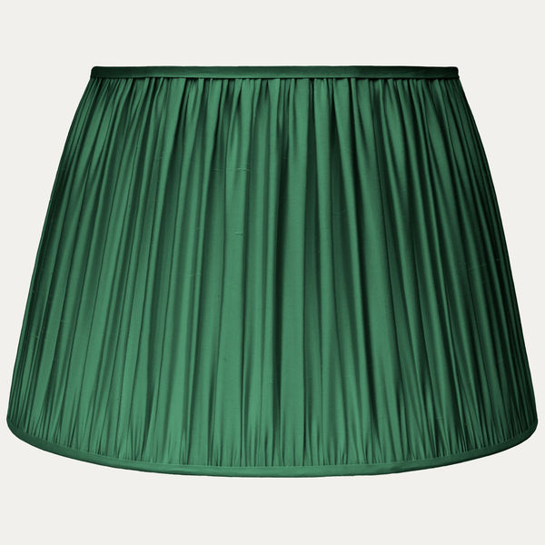 Douppion Evergreen Silk Pembroke Lampshade