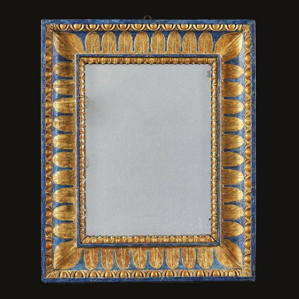 Early 19th Century Painted and Gilded Mirror