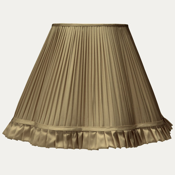 Douppion Cedar Silk Scallop Lampshade