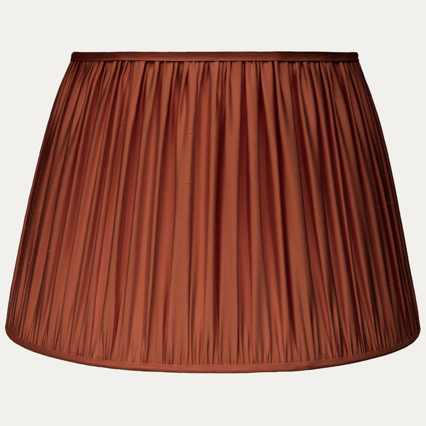 Douppion Tabasco Silk Pembroke Lampshade