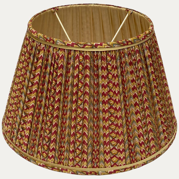 Aleta Fabrics Leila Stripe in Pink/Gold