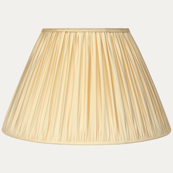 Douppion Cream Silk Empire Lampshade