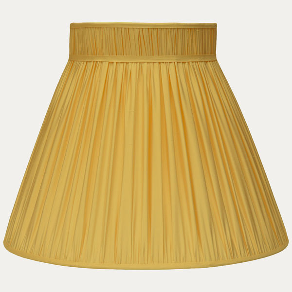 Jaune Dor Faille Hamilton Silk Collar Top Lampshade