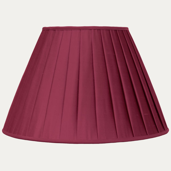Douppion Jam Silk Box Pleated Lampshade