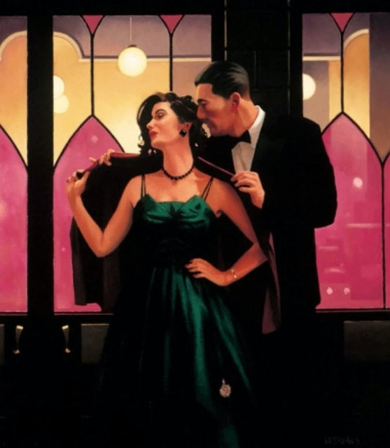 Jack Vettriano Words of Wisdom Framed