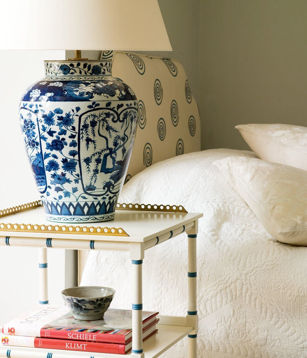 Imari Vase Blue and White