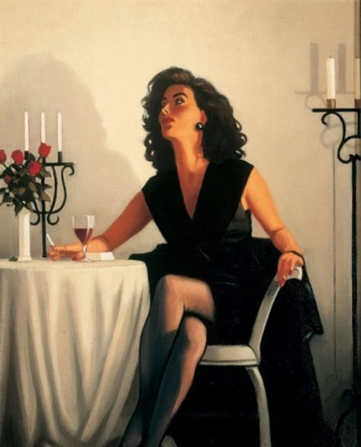 Jack Vettriano Table for One