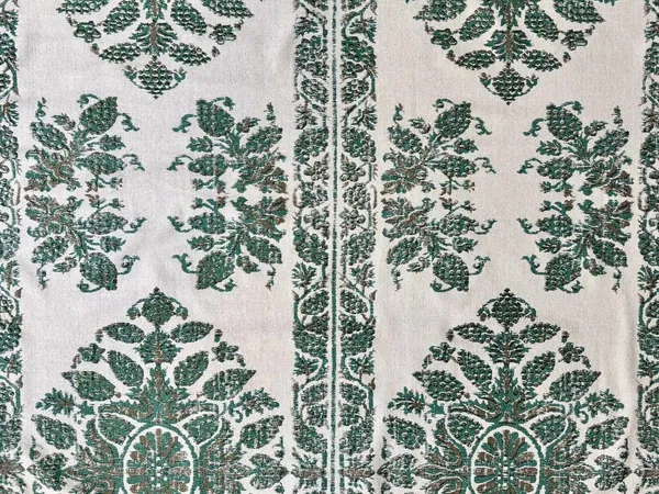 Bursa Forest Green on Silk Mutka