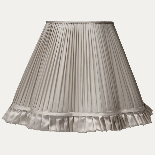 Douppion Thimble Silk Scallop Lampshade