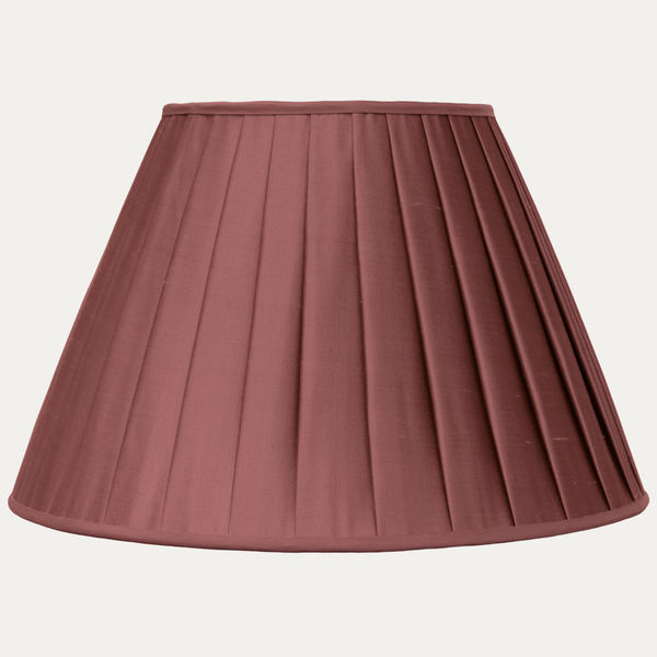 Douppion Incense Silk Box Pleated Lampshade