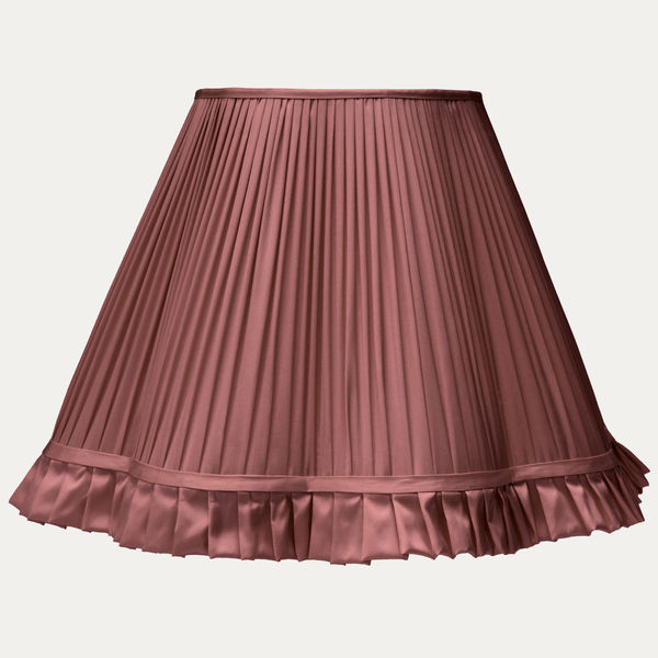 Douppion Incense Silk Scallop Lampshade