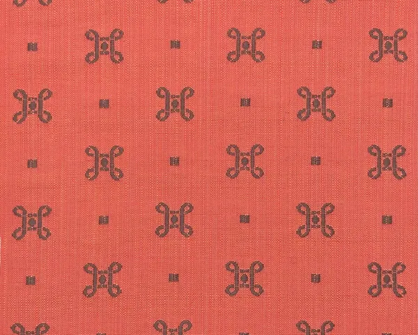 Georgian Embroidered Motif Red