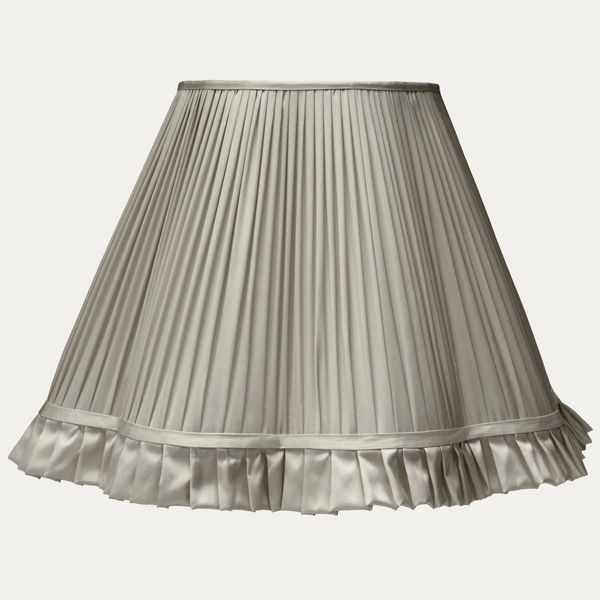 Douppion Feather Silk Scallop Lampshade