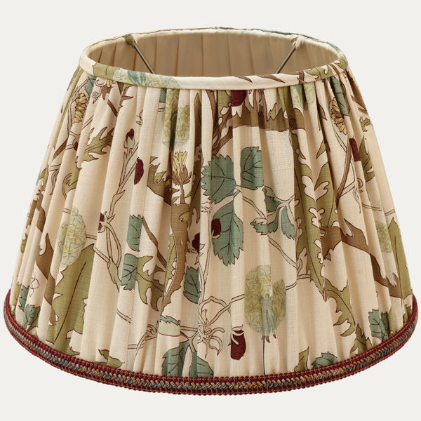 Robert Kime Dandelion Clock Bright Handsewn Gathered Lampshade