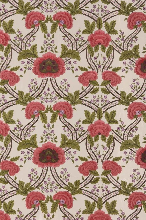 Beauvais Broderie Rose Lilas