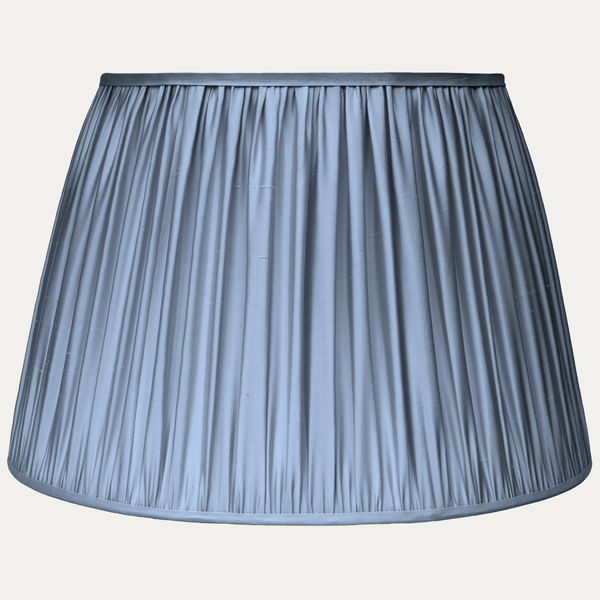 Douppion Cornflower Silk Pembroke Lampshade