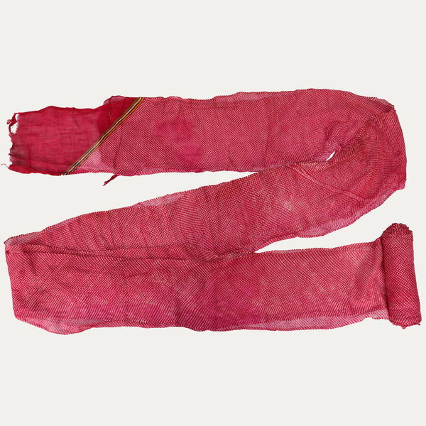 Vintage Rajasthan Leheriya Turban with Handmade Dyed Colours