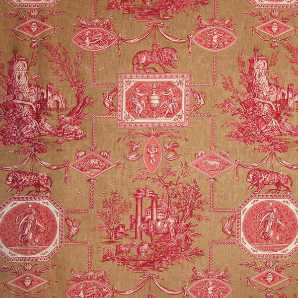 Les Muses Et Le Lion Brun Rouge